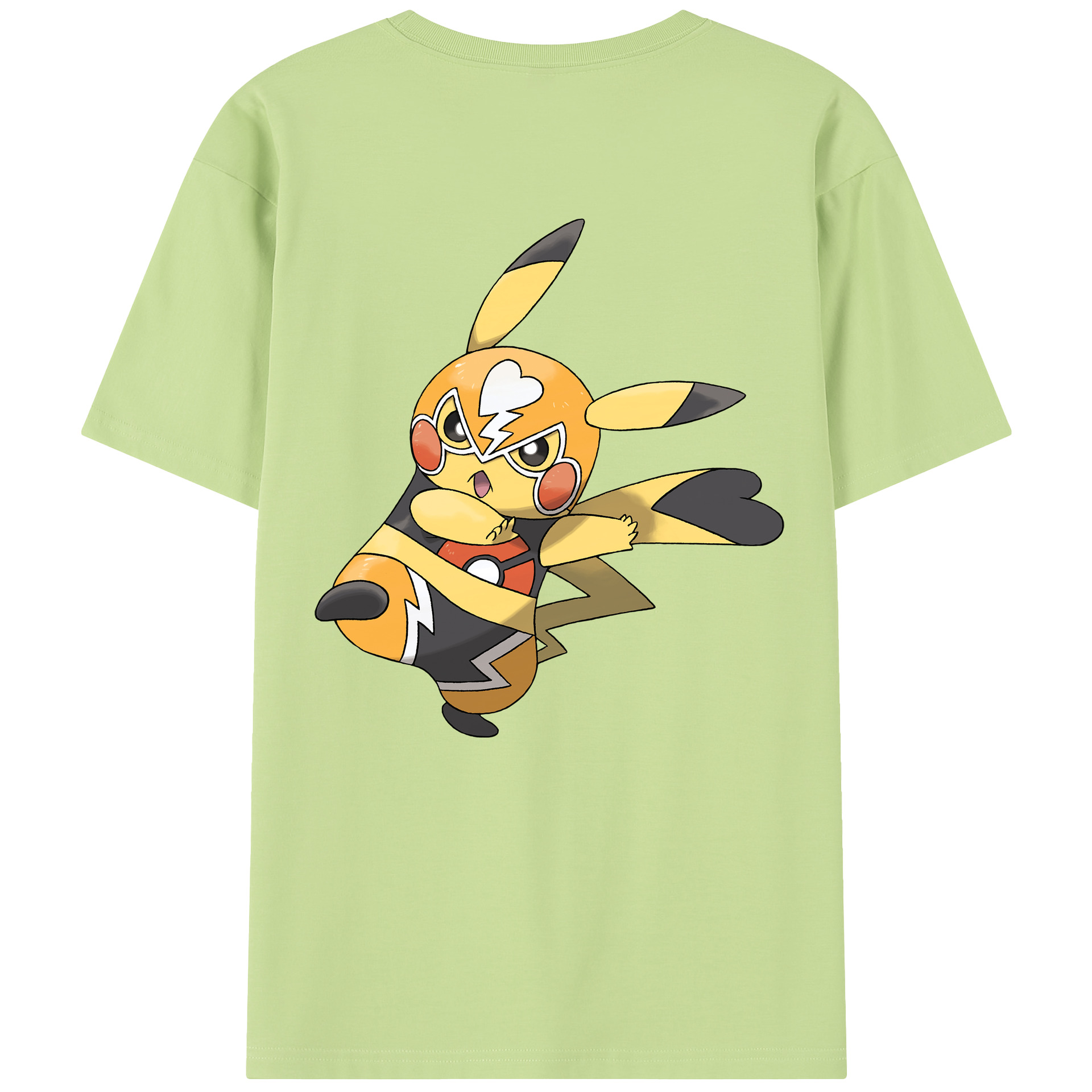 （画像用） ポケットモンスター Pokémon 綿100％半袖Tシャツ（背面プリント）